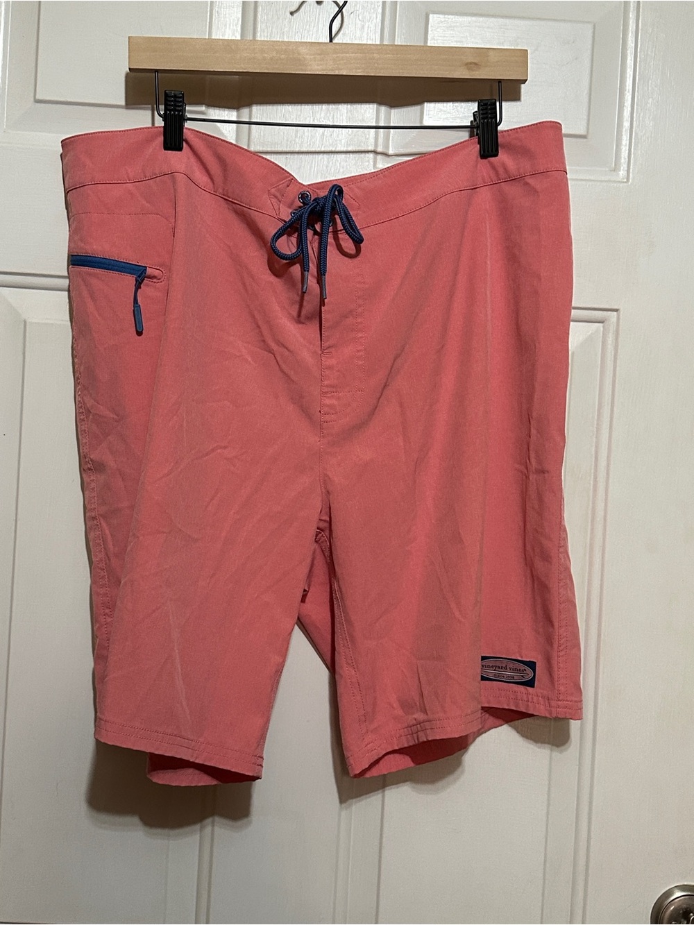 Vineyard Vines Mens Swim Board Shorts Sz 38 Pink